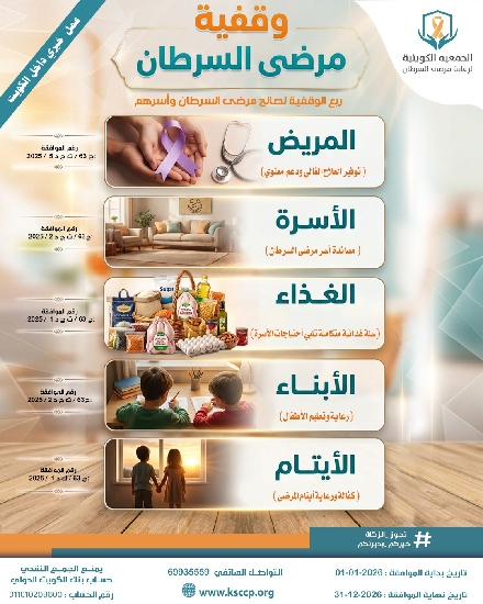 صورة *وقفية مرضى السرطان وأسرهم *